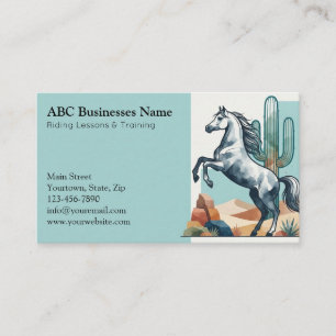Carte De Visite Entraîneur de chevaux professionnel
