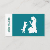 Carte De Visite Entraîneur de chien professionnel simple (Devant)
