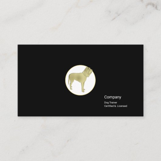Carte De Visite Entraîneur de chiens (Devant)
