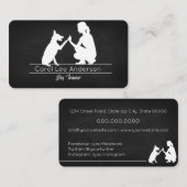Carte De Visite Entraîneur de chiens (Devant / Derrière)