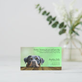 Carte De Visite Entraîneur de chiens (Debout devant)