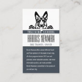 Carte De Visite Entraîneur de chiens | École de formation des chie (Devant)