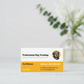 Carte De Visite Entraîneur de chiens | École de formation des chie (Debout devant)