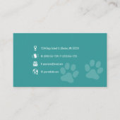 Carte De Visite Entraîneur de chiens | École d'entraînement de chi (Devant)