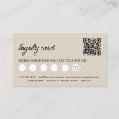 Carte De Visite Entraîneur de chiens Soins aux animaux Chiens Fidé (Dos)