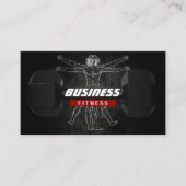 Carte De Visite Entraîneur de conditionnement physique Corps parfa (Devant)
