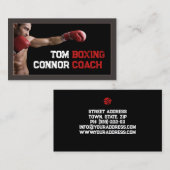 Carte De Visite Entraîneur de conditionnement physique de l'entraî (Devant / Derrière)