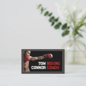 Carte De Visite Entraîneur de conditionnement physique de l'entraî (Debout devant)