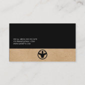 Carte De Visite Entraîneur de conditionnement physique élite | For (Dos)