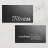 Carte De Visite Entraîneur de conditionnement physique minimal Arg (Devant / Derrière)