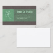 Carte De Visite Entraîneur de conditionnement physique personnel a (Devant / Derrière)