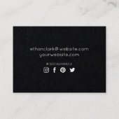 Carte De Visite Entraîneur de conditionnement physique personnel G (Dos)