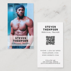 Carte De Visite Entraîneur de conditionnement physique professionn