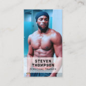 Carte De Visite Entraîneur de conditionnement physique professionn (Devant)