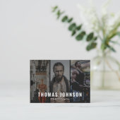 Carte De Visite Entraîneur de conditionnement physique professionn (Debout devant)