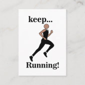 Carte De Visite Entraîneur de coureurs (Devant)