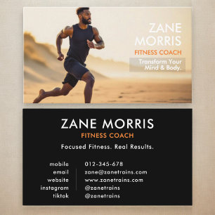 Carte De Visite Entraîneur de fitness