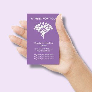 Carte De Visite Entraîneur de Fitness Moderne