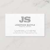 Carte De Visite Entraîneur de fitness Personal Trainer Modern Prof (Dos)