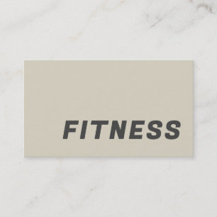 Carte De Visite Entraîneur de fitness simple sport minimaliste mod