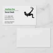 Carte De Visite Entraîneur de football (Devant / Derrière)