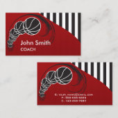 Carte De Visite Entraîneur de football (Devant / Derrière)