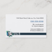 Carte De Visite Entraîneur de football (Dos)