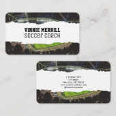 Carte De Visite Entraîneur de football (Devant / Derrière)
