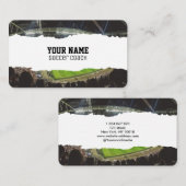 Carte De Visite Entraîneur de football (Devant / Derrière)