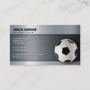 Carte De Visite Entraîneur de football   Cadeaux sportifs moderne