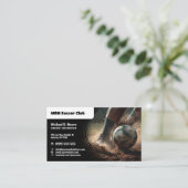 Carte De Visite Entraîneur de football | Instructeur professionnel (Debout devant)