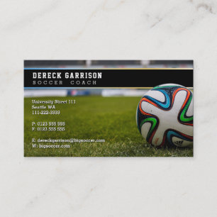 Carte De Visite Entraîneur de football   Sports professionnels