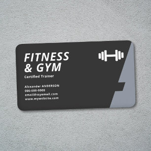 Carte De Visite Entraîneur de forme physique et de gym