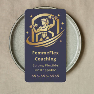 Carte De Visite Entraîneur de forme physique pour femmes Entraîneu