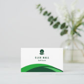 Carte De Visite Entraîneur de golf (Debout devant)