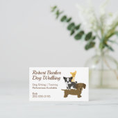 Carte De Visite Entraîneur de marche de chien (Debout devant)