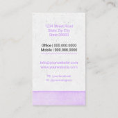 Carte De Visite Entraîneur de naissance de Doula (Dos)