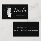 Carte De Visite Entraîneur de naissance de Doula Calligraphie de s (Devant / Derrière)