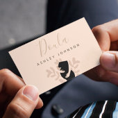 Carte De Visite Entraîneur de naissance de Doula Midwoman Enceinte