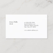 Carte De Visite Entraîneur de naissance Doula Midwoman - Mère et E (Dos)