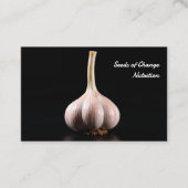 Carte De Visite Entraîneur de nutrition Customisé QR (Devant)