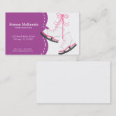 Carte De Visite Entraîneur de patinage (Devant / Derrière)