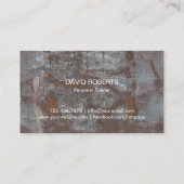 Carte De Visite Entraîneur de remise en forme Brûler Dumbbell Fire (Dos)