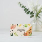 Carte De Visite Entraîneur de santé nutritionniste (Debout devant)