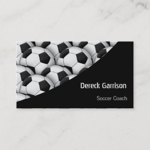 Carte De Visite Entraîneur de sports du football du football  