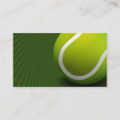 Carte De Visite Entraîneur de tennis | Leçons de pratique de forma (Dos)