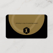 Carte De Visite Entraîneur de tennis | Leçons de pratique de forma (Dos)