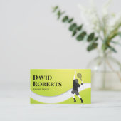 Carte De Visite Entraîneur de tennis Professeur Sport (Debout devant)
