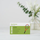 Carte De Visite Entraîneur de tennis professionnel | Master Sport (Debout devant)