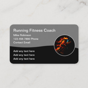 Carte De Visite Entraîneur de triathlon cool